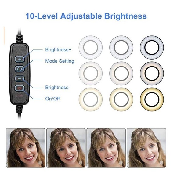 Selfie Ring Light Cellphone Holder - Picture 5 of 6